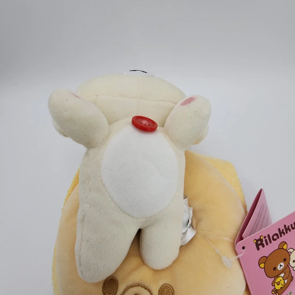 San-X Rilakkuma Korilakkuma Bagel Soft Plush Doll 6 Inch Stuffed‎ Toy NEW w/ Tag